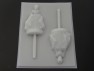 236sp Princess Cindy Chocolate or Hard Candy Lollipop Mold